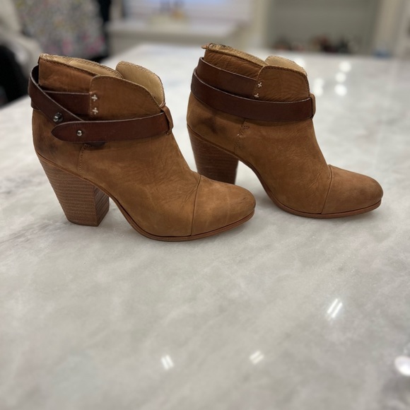 Rag & Bone tan & brown Harrow Booties - Picture 9 of 10